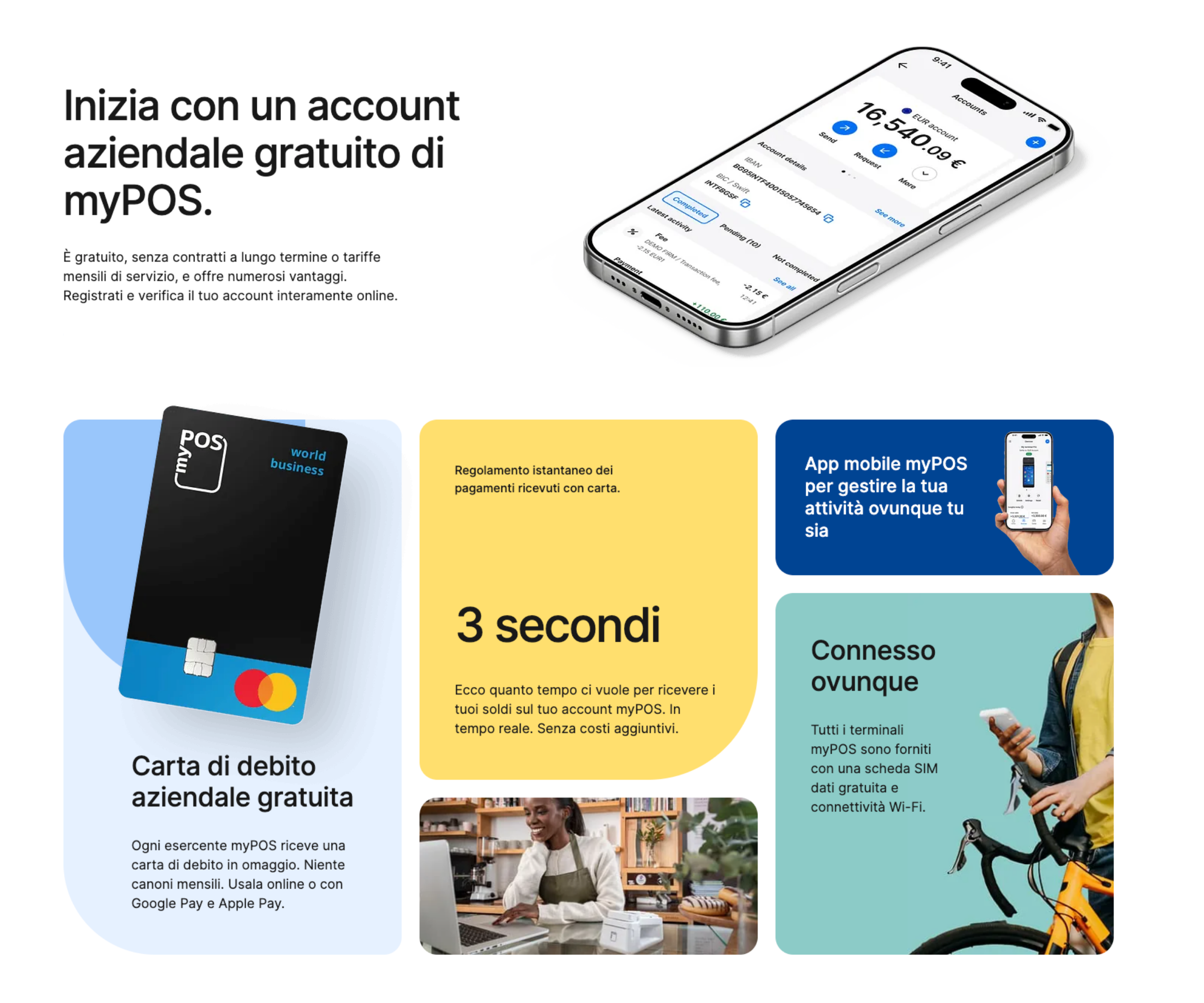 Apri Conto myPOS